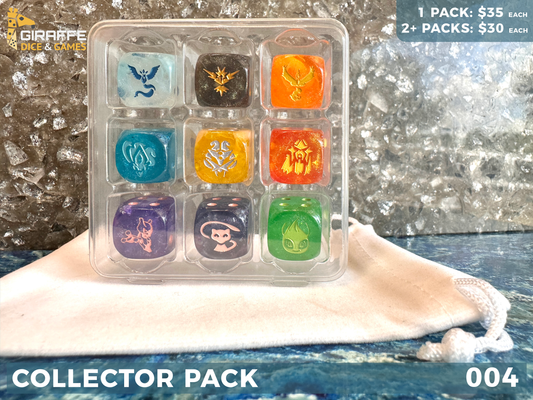 Pokemon Inspired Dice Collection 9 D6 Collector Pack 004 LEGENDARY